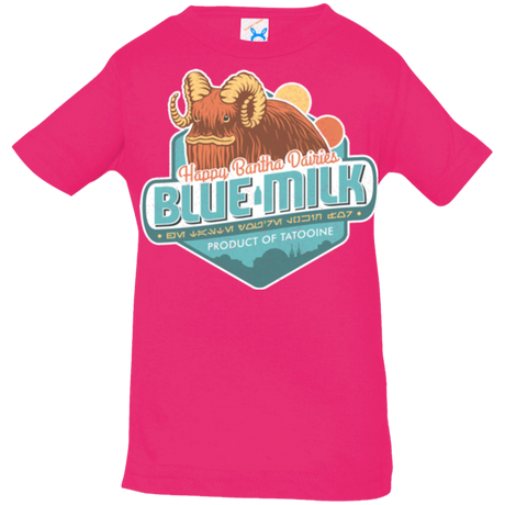 T-Shirts Hot Pink / 6 Months Blue Milk Infant Premium T-Shirt