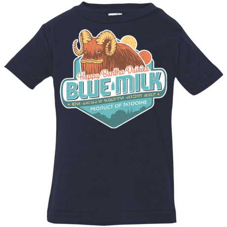 T-Shirts Navy / 6 Months Blue Milk Infant Premium T-Shirt