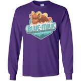 T-Shirts Purple / S Blue Milk Men's Long Sleeve T-Shirt