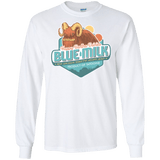 T-Shirts White / S Blue Milk Men's Long Sleeve T-Shirt