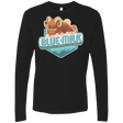 T-Shirts Black / S Blue Milk Men's Premium Long Sleeve