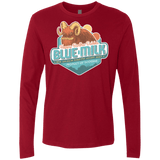 T-Shirts Cardinal / S Blue Milk Men's Premium Long Sleeve