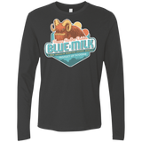 T-Shirts Heavy Metal / S Blue Milk Men's Premium Long Sleeve