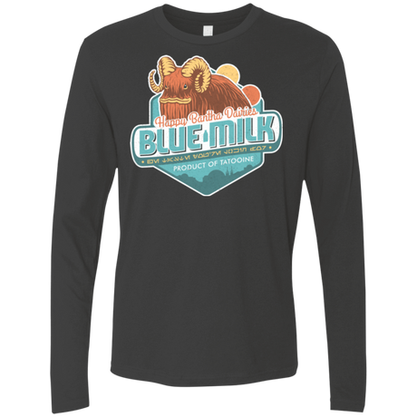 T-Shirts Heavy Metal / S Blue Milk Men's Premium Long Sleeve