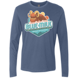 T-Shirts Indigo / S Blue Milk Men's Premium Long Sleeve