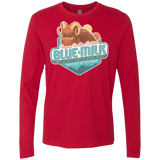 T-Shirts Red / S Blue Milk Men's Premium Long Sleeve