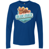T-Shirts Royal / S Blue Milk Men's Premium Long Sleeve
