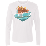 T-Shirts White / S Blue Milk Men's Premium Long Sleeve