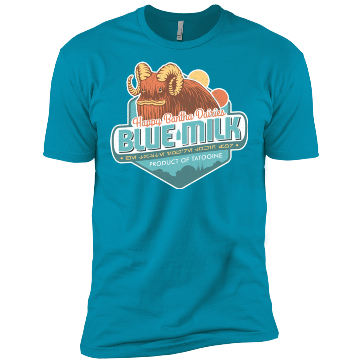 T-Shirts Turquoise / X-Small Blue Milk Men's Premium T-Shirt