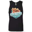 T-Shirts Black / S Blue Milk Men's Premium Tank Top