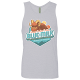 T-Shirts Heather Grey / S Blue Milk Men's Premium Tank Top