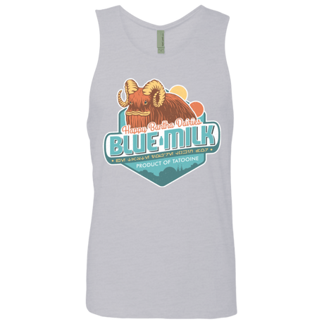 T-Shirts Heather Grey / S Blue Milk Men's Premium Tank Top