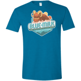 T-Shirts Antique Sapphire / S Blue Milk Men's Semi-Fitted Softstyle