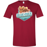 T-Shirts Cardinal Red / S Blue Milk Men's Semi-Fitted Softstyle