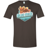 T-Shirts Dark Chocolate / S Blue Milk Men's Semi-Fitted Softstyle