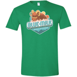 T-Shirts Heather Irish Green / S Blue Milk Men's Semi-Fitted Softstyle