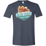 T-Shirts Heather Navy / S Blue Milk Men's Semi-Fitted Softstyle