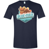 T-Shirts Navy / X-Small Blue Milk Men's Semi-Fitted Softstyle