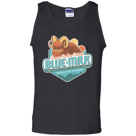 T-Shirts Black / S Blue Milk Men's Tank Top