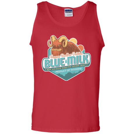 T-Shirts Red / S Blue Milk Men's Tank Top