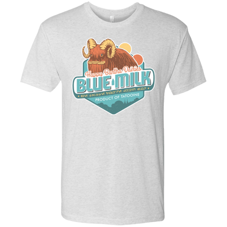 T-Shirts Heather White / S Blue Milk Men's Triblend T-Shirt