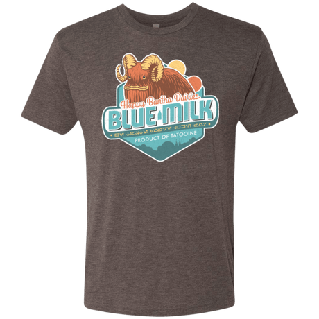 T-Shirts Macchiato / S Blue Milk Men's Triblend T-Shirt