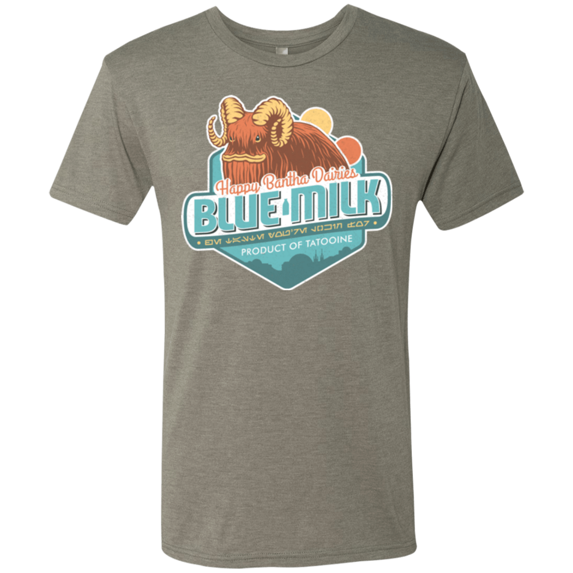 T-Shirts Venetian Grey / S Blue Milk Men's Triblend T-Shirt