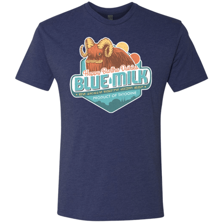 T-Shirts Vintage Navy / S Blue Milk Men's Triblend T-Shirt