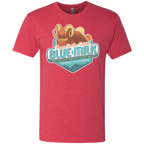 T-Shirts Vintage Red / S Blue Milk Men's Triblend T-Shirt
