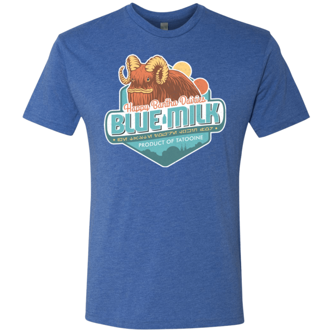 T-Shirts Vintage Royal / S Blue Milk Men's Triblend T-Shirt