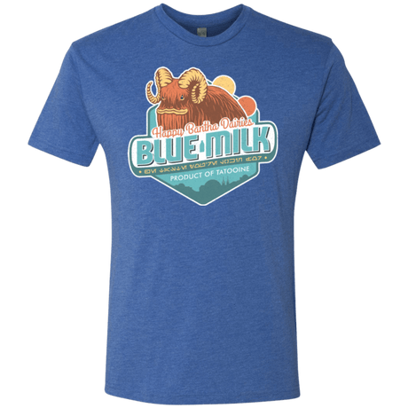 T-Shirts Vintage Royal / S Blue Milk Men's Triblend T-Shirt