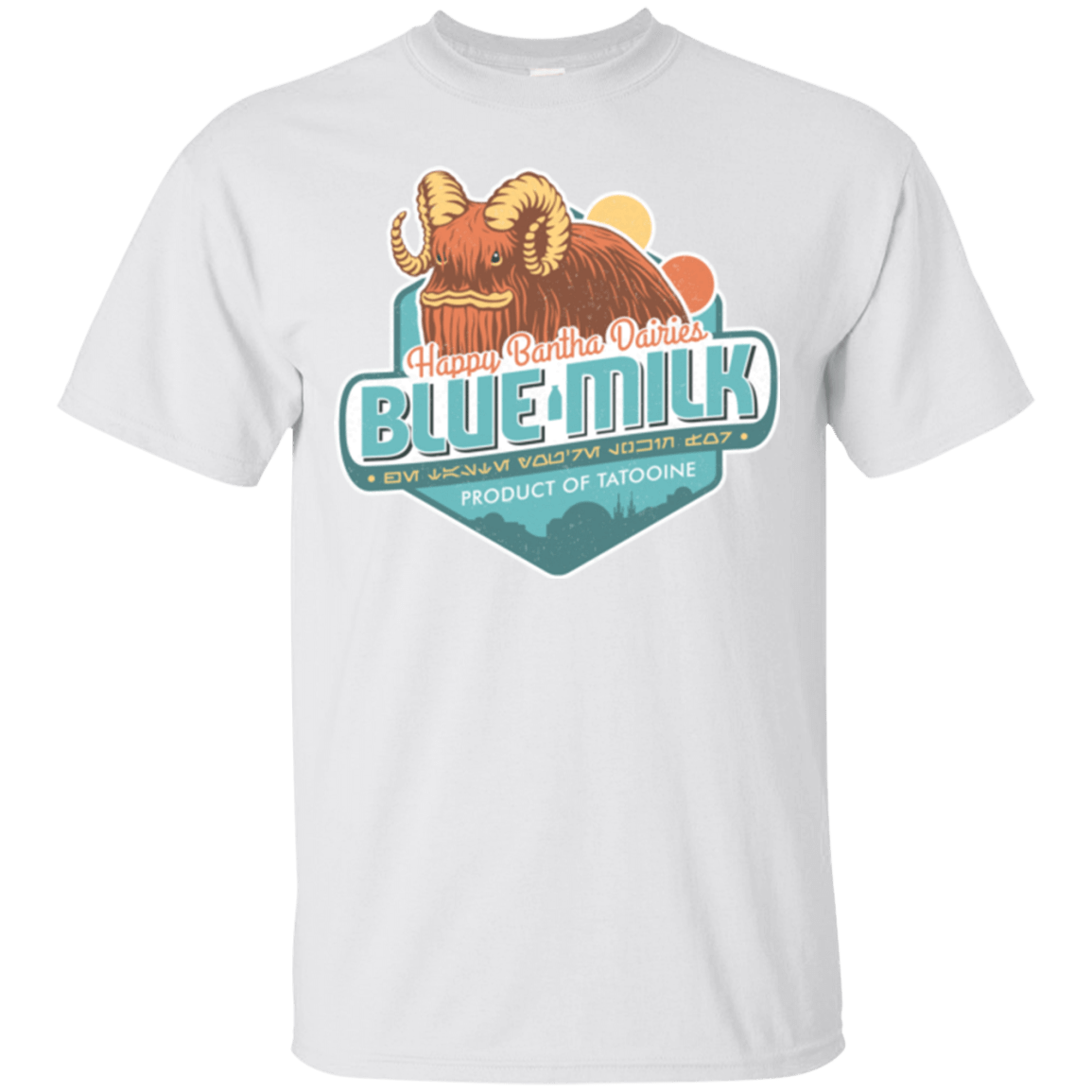 T-Shirts White / S Blue Milk T-Shirt