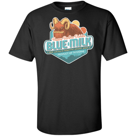 T-Shirts Black / XLT Blue Milk Tall T-Shirt