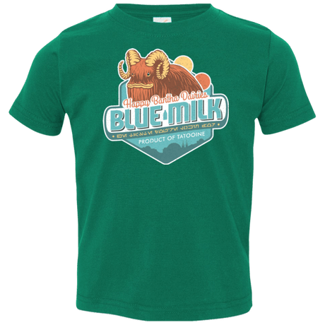 T-Shirts Kelly / 2T Blue Milk Toddler Premium T-Shirt