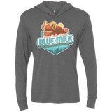 T-Shirts Premium Heather / X-Small Blue Milk Triblend Long Sleeve Hoodie Tee