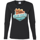 T-Shirts Black / S Blue Milk Women's Long Sleeve T-Shirt