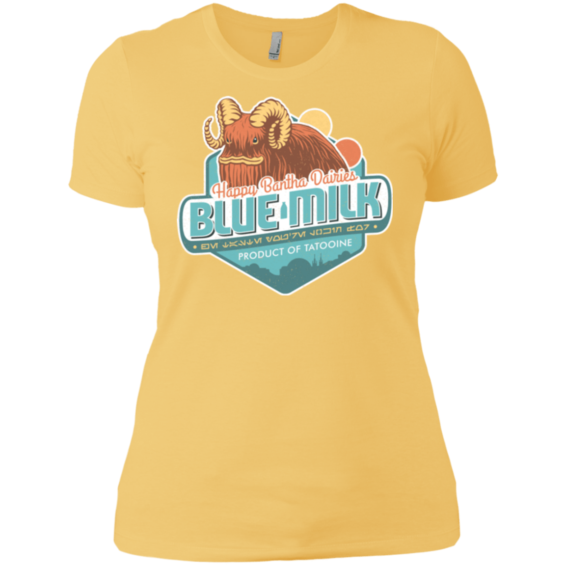 T-Shirts Banana Cream/ / X-Small Blue Milk Women's Premium T-Shirt