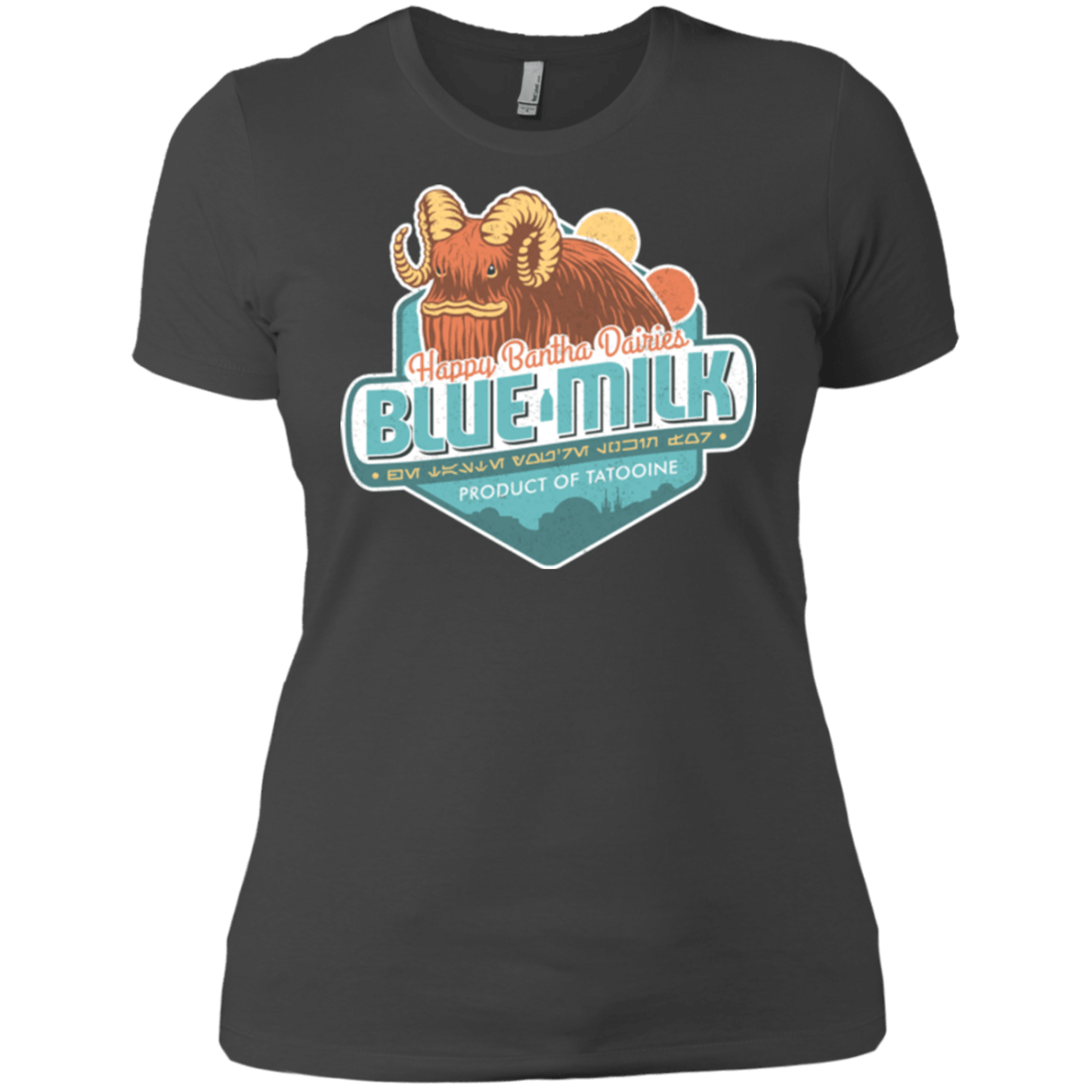 T-Shirts Heavy Metal / X-Small Blue Milk Women's Premium T-Shirt