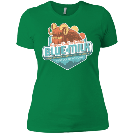 T-Shirts Kelly Green / X-Small Blue Milk Women's Premium T-Shirt