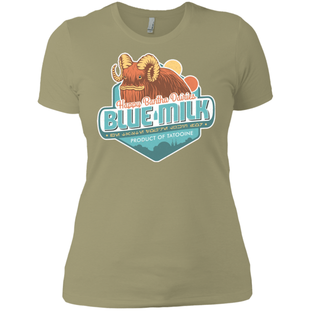 T-Shirts Light Olive / X-Small Blue Milk Women's Premium T-Shirt