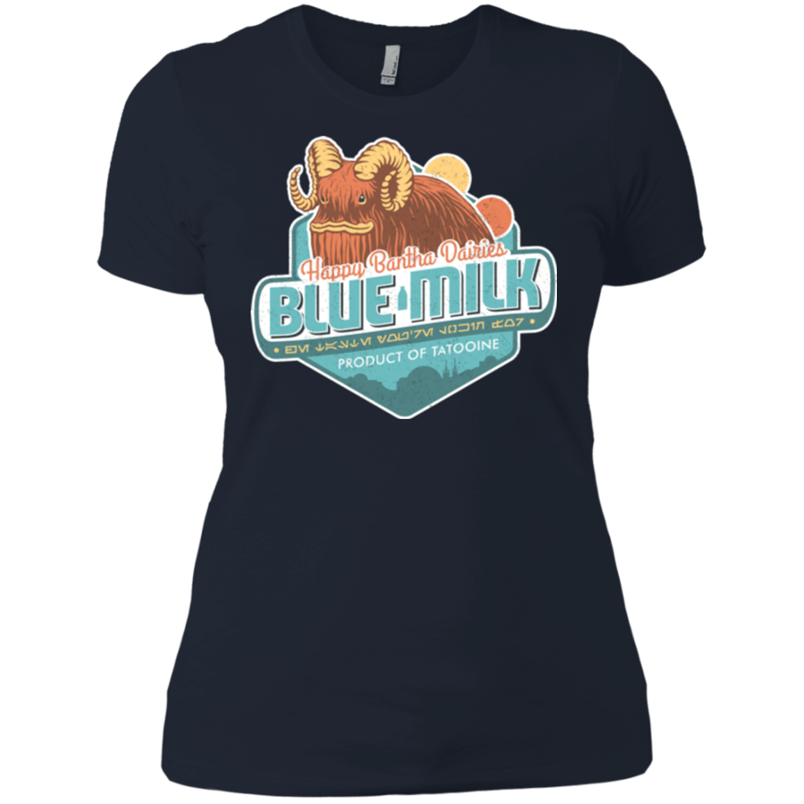 T-Shirts Midnight Navy / X-Small Blue Milk Women's Premium T-Shirt