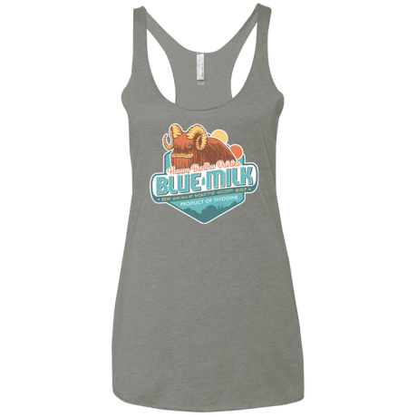 T-Shirts Venetian Grey / X-Small Blue Milk Women's Triblend Racerback Tank