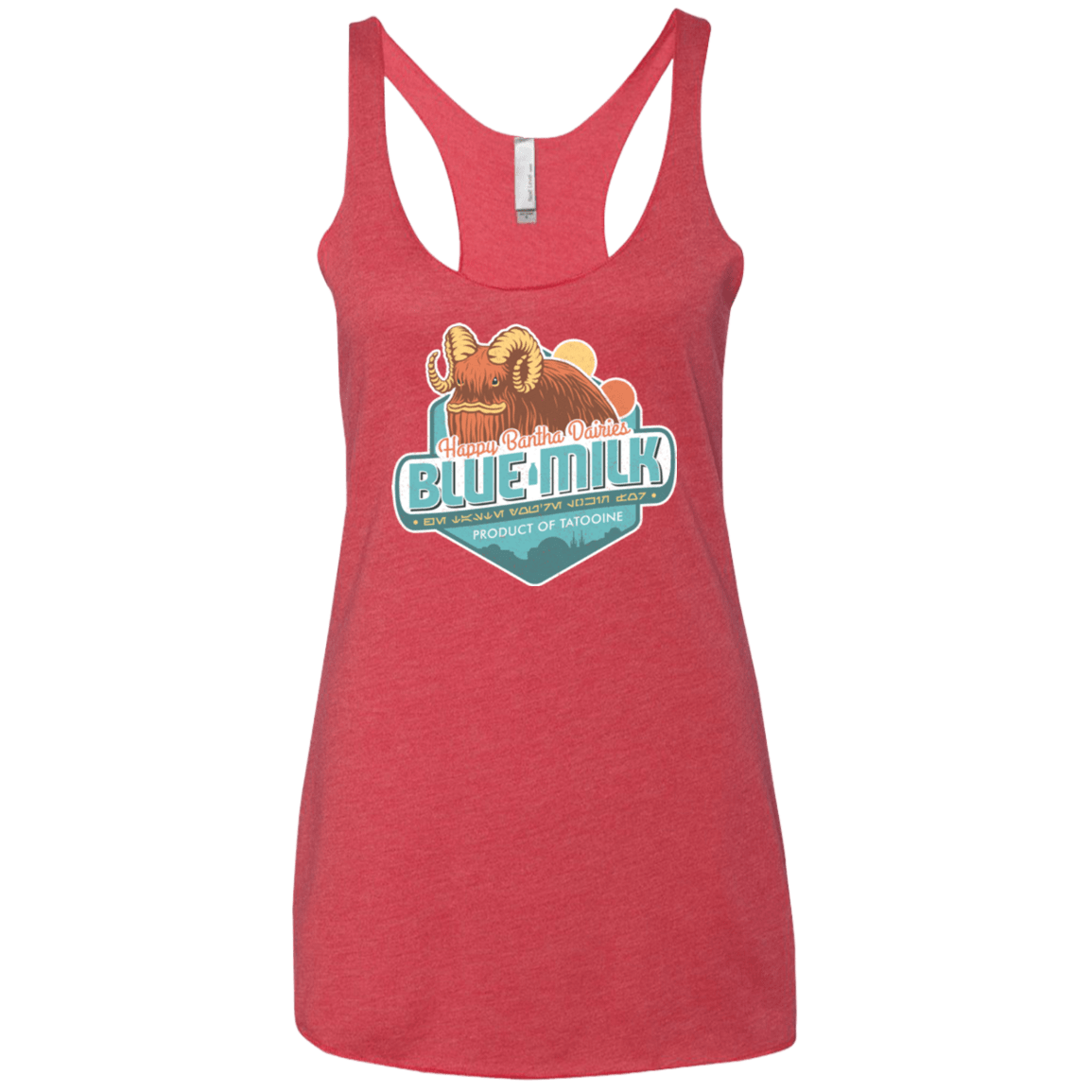 T-Shirts Vintage Red / X-Small Blue Milk Women's Triblend Racerback Tank