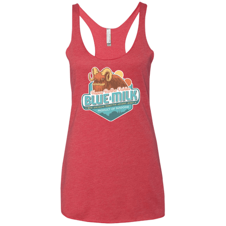 T-Shirts Vintage Red / X-Small Blue Milk Women's Triblend Racerback Tank