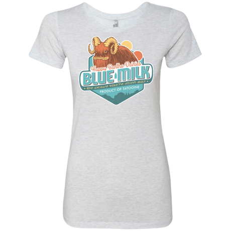 T-Shirts Heather White / S Blue Milk Women's Triblend T-Shirt