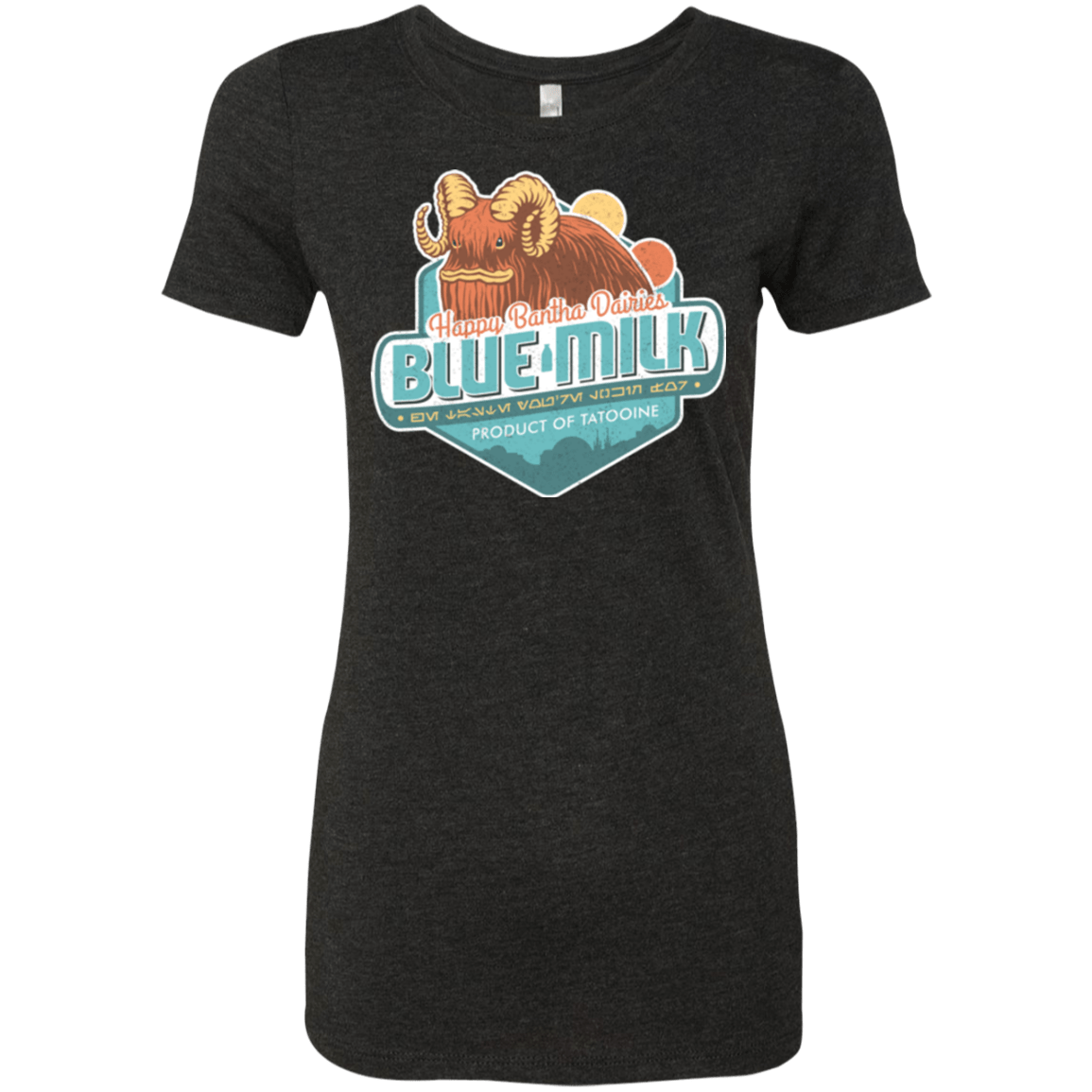 T-Shirts Vintage Black / S Blue Milk Women's Triblend T-Shirt