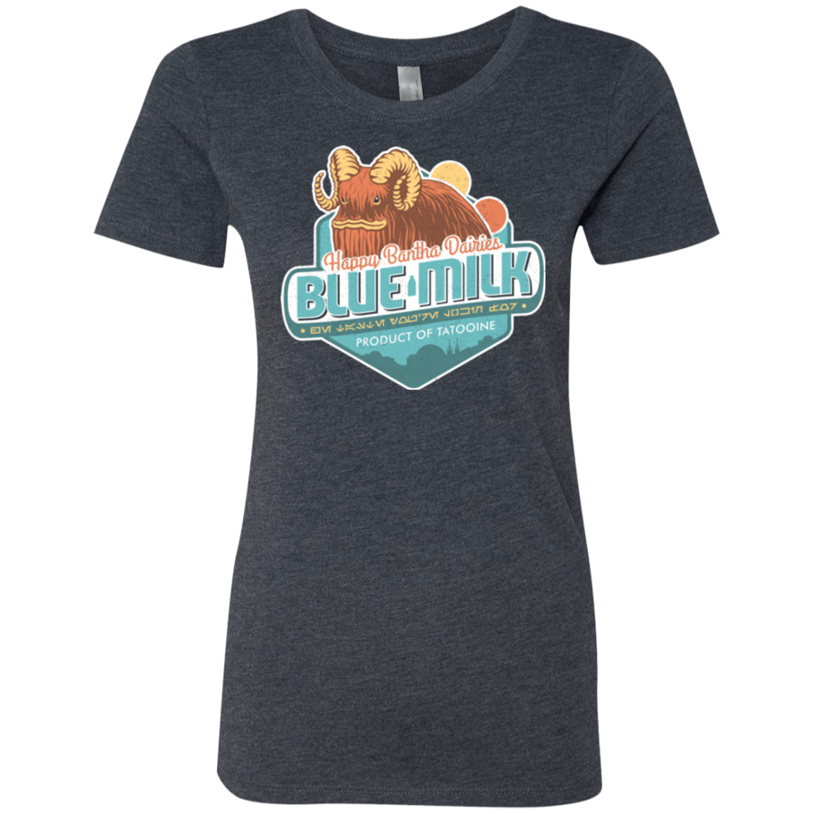 T-Shirts Vintage Navy / S Blue Milk Women's Triblend T-Shirt