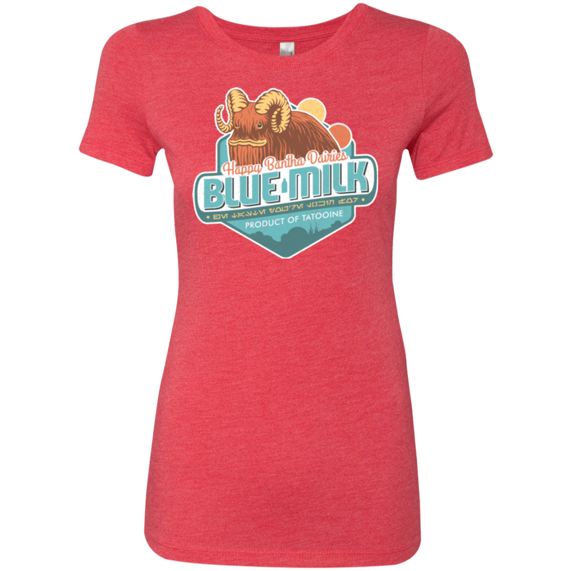 T-Shirts Vintage Red / S Blue Milk Women's Triblend T-Shirt