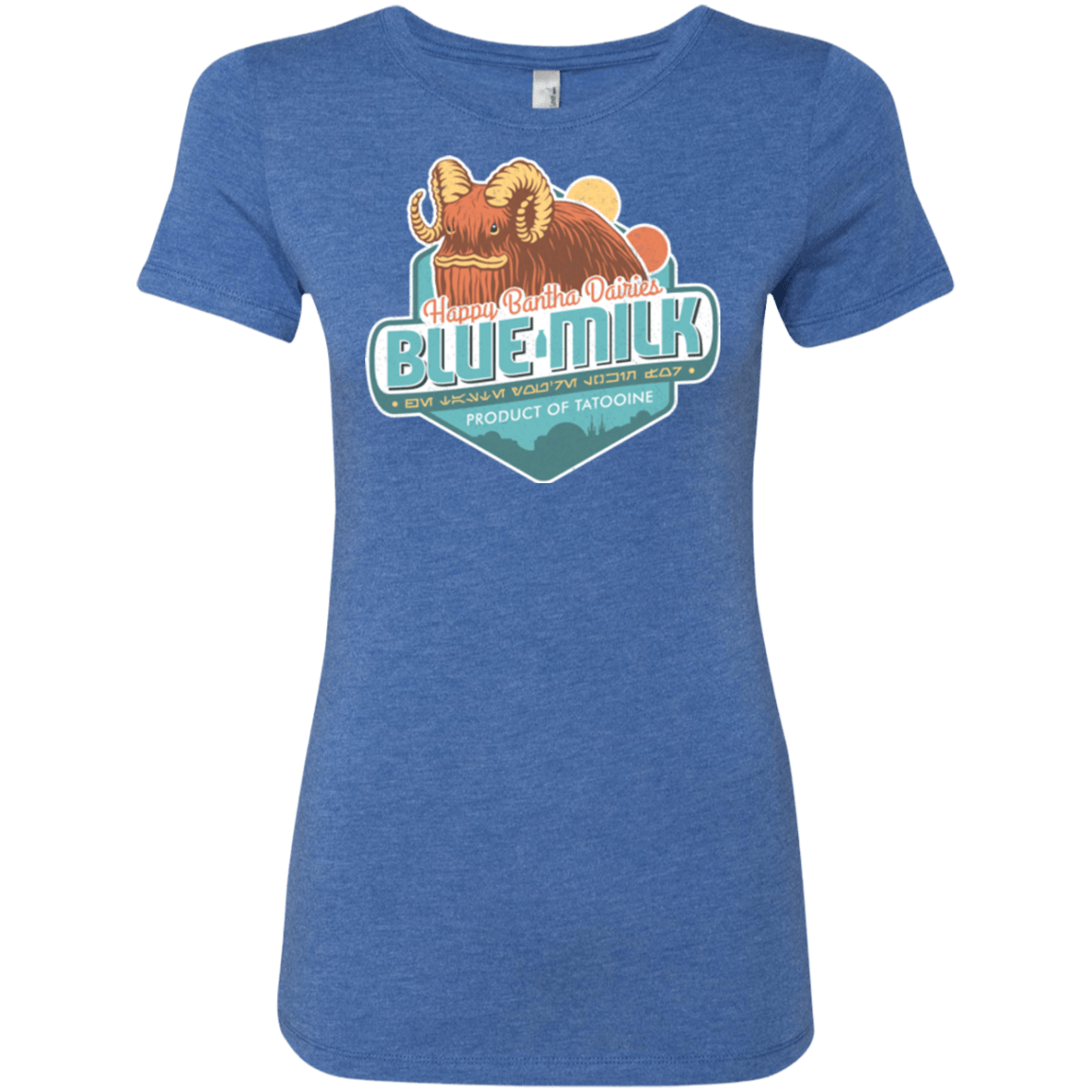 T-Shirts Vintage Royal / S Blue Milk Women's Triblend T-Shirt