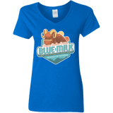 T-Shirts Royal / S Blue Milk Women's V-Neck T-Shirt